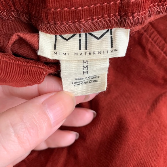 Mimi Maternity Corduroy Overalls NWT - Picture 5 of 7